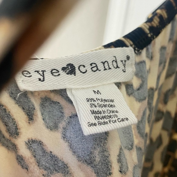 Eye Candy Juniors' Plus Size Printed Spaghetti Strap Maxi Romper - Picture 5 of 7